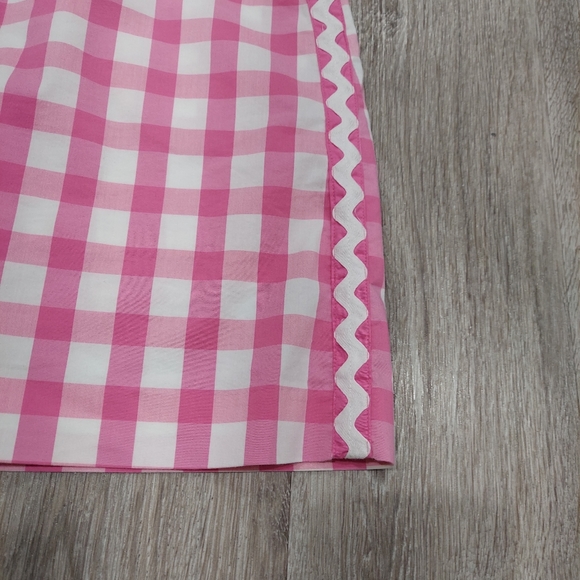 Vintage Lilly Pulitzer Pink Gingham Skort - Picture 3 of 7